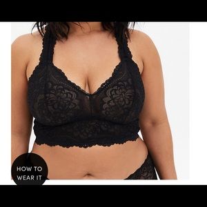 Torrid lace bralet
